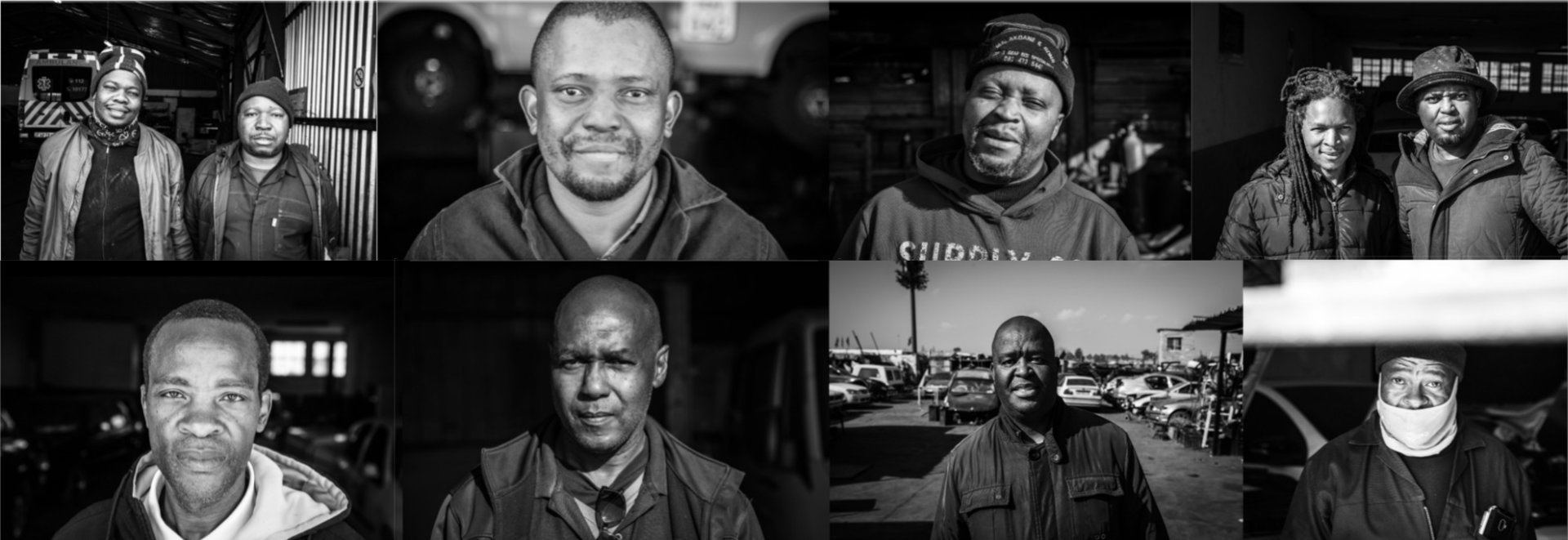 My Workshop Story, portraits of the story tellers